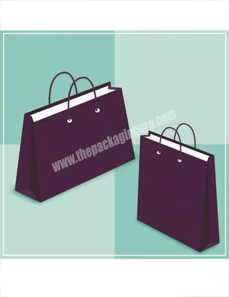 Wholesale customized kraft OEM colourful gift apparel shopping paper bag with own logo