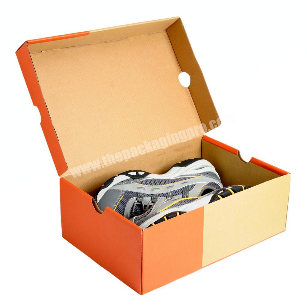 Wholesale Customized Orange Pink Black Blue Orange Shipping Box Mailer Boxes