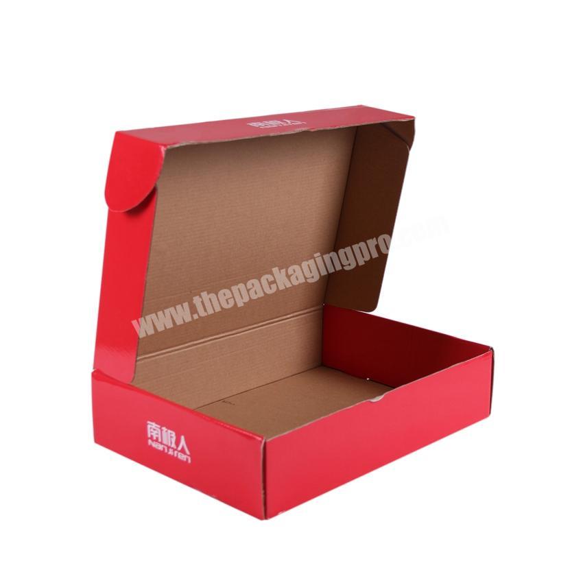 wholesale customized printing corrugated cardboard clothing packaging paper box