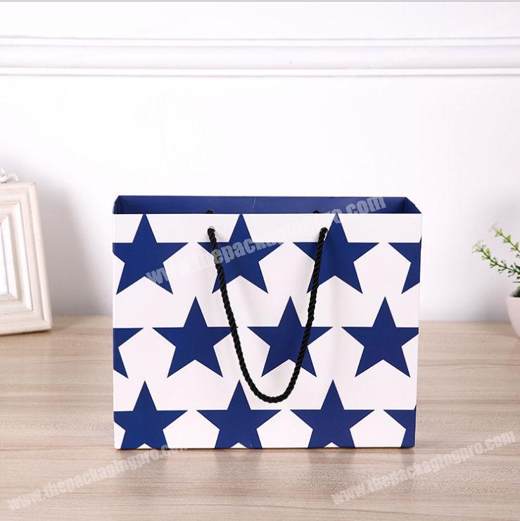 wholesale customized recycled printing logo packaging paper bag for gift