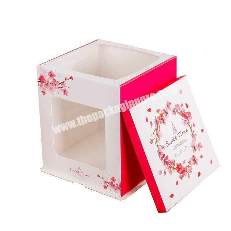 Wholesale Customized Various ColorsInch Birthday Cake Boxes In Bulk  Packaging Paper Box
