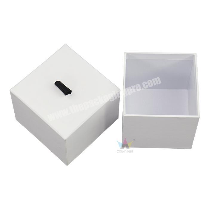 Wholesale Decorative Recyclable Rigid Paper Candle Storage Packaging Boxes Custom Logo For Jars