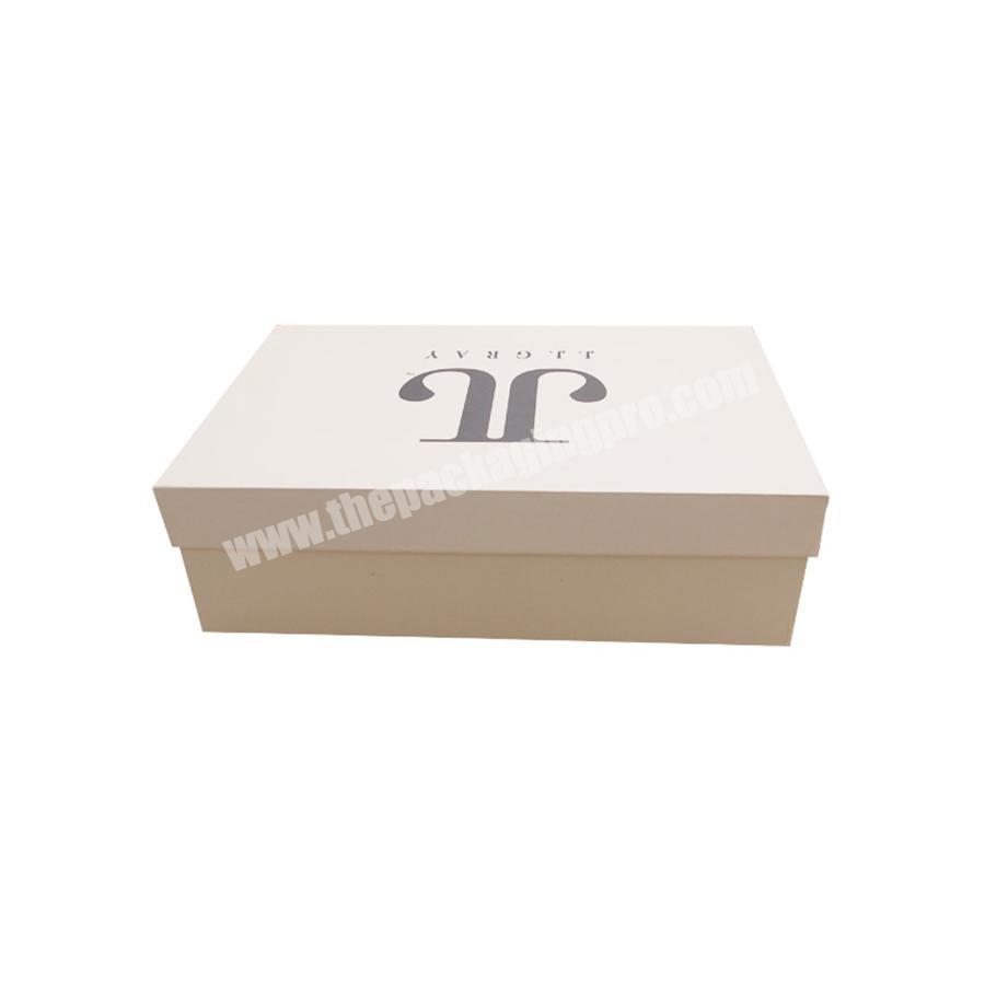 wholesale drop front shoe box custom shipping boxes