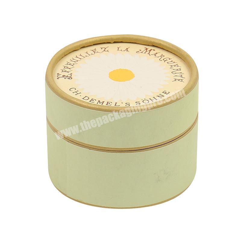 Wholesale Eco Friendly Custom Round Cardboard Paper Cosmetic Packaging Tube Box for Jar