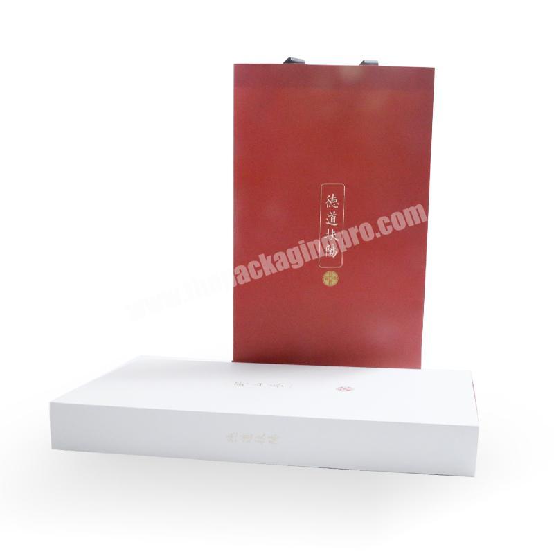 Wholesale Embossed Logo Prevent Scratches Cardboard Paper Gift Box Ginseng Packaging Box With Magnetic Lid