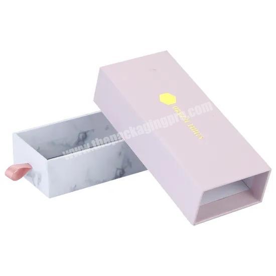 Wholesale Factory Price High Quality Printed Hair Extension Bundle Packaging Box with Foil Logo