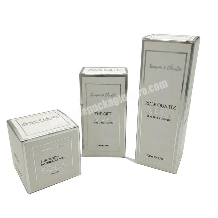 Wholesale fancy cosmetic product box luxury gift packaging with professional service