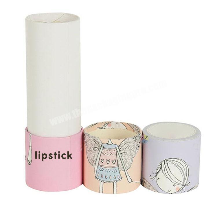 Wholesale fancy lipstick tube color printing paper chapstick tube