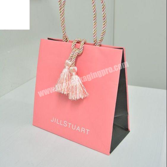 Wholesale Fashion Biodegradable Shoe Packaging Gift Shopping Paper Bag With Logo