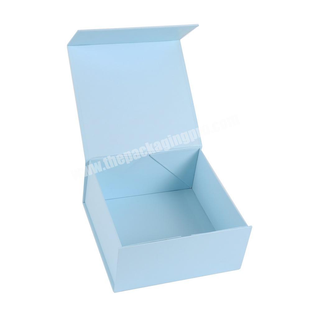 Wholesale flat pack shipping way magnetic cardboard gift folding box