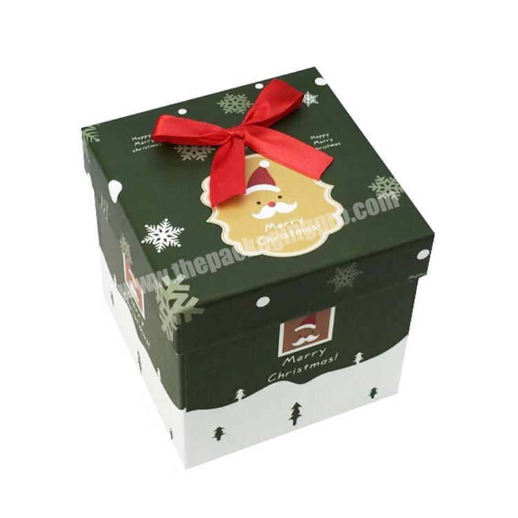 Wholesale Full Printing Christmas Gift Handmade Packaging Box