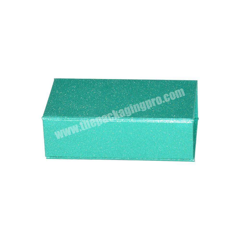 Wholesale Glitter Paper Logo Printed Luxury Custom Design Skin Care and Cosmetic Magnetic Lid Box