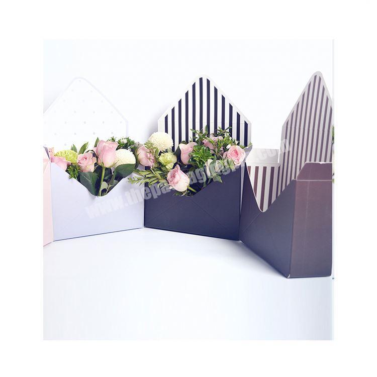 Wholesale handmade cardboard paper round flower packaging box