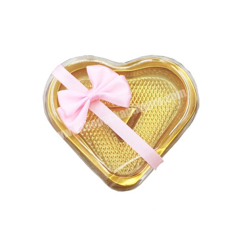 wholesale Heart Shape Gift Box Customized Cute Packaging for chocolate Packaging box Silk decoration