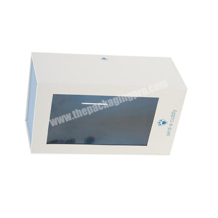 Wholesale high quality cardboard box with window packaging great waterproof
