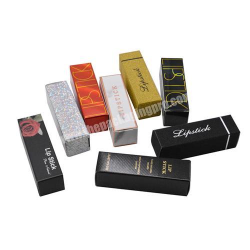 Wholesale High Quality Cosmetic Paper Box,Make Up Box Packaging for Lip Stick,Matte Lip Gloss Gift Box Custom Print for Lip Balm