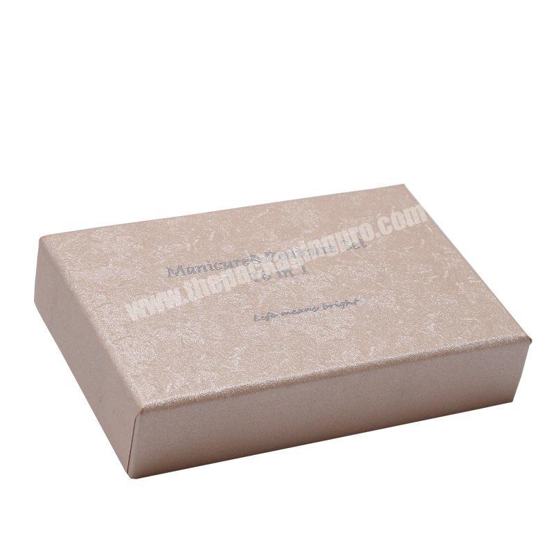 Wholesale High Quality Custom Product Corrugated Cardboard Manicure and Pedicure Set in the Gift Boxes