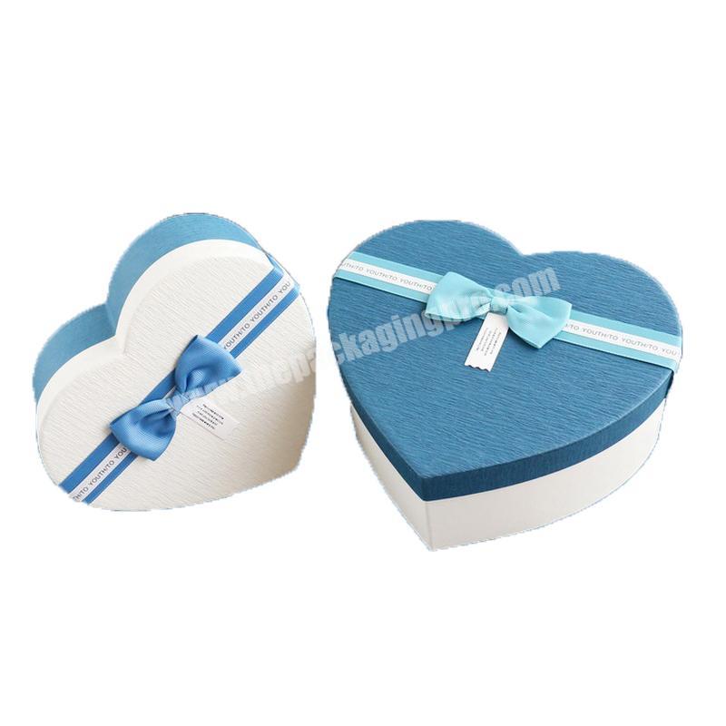 Wholesale High quality customized paper unique heart shape gift boxes