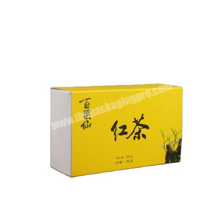 Wholesale high quality factory tea box luxury tea packaging box