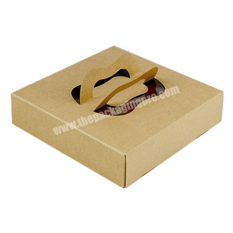 Wholesale High Quality  Takeaway Kraft  Packing Box for Pizza With Customized Logo Printed