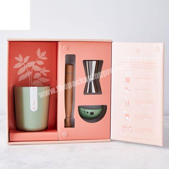 Wholesale Hot Customized Printing Coffee Tools Kit Luxury Gift Paper Box for Hostess
