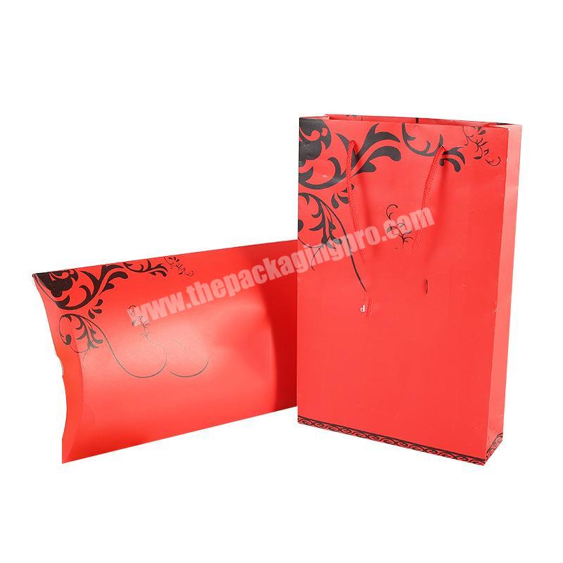 Wholesale Hot Sale Custom Design Printed Packaging Custom Boxes Pillow Set Packing Box with Logo