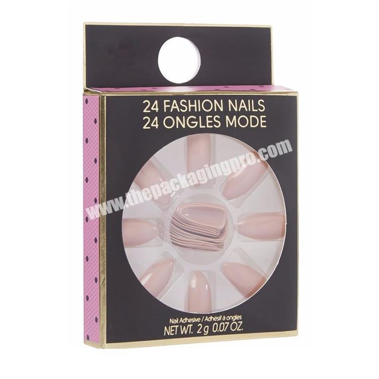 Wholesale Items Custom Logo Boxes Nail  nipper Packaging Custom False Nail Packaging