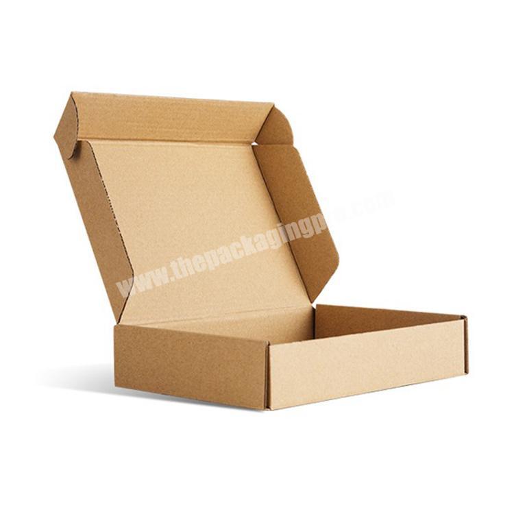 Wholesale Kraft Corrugated Cardboard Shipping Box with Logo Printing