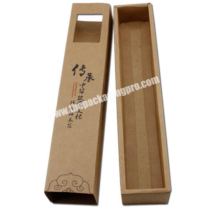 Wholesale kraft paper packaging chopsticks box
