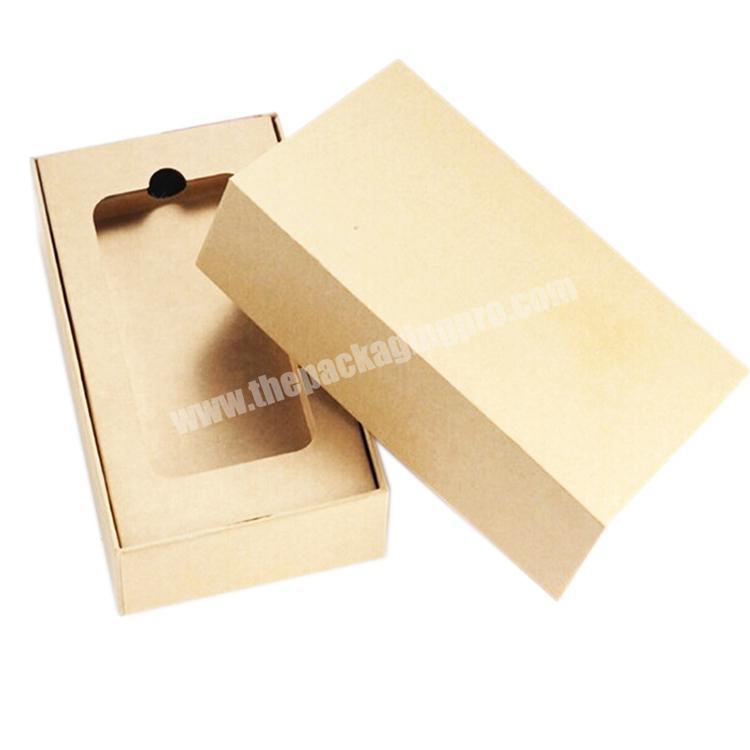 Wholesale Kraft Paper Phone Case Packaging Gift Box with Lid
