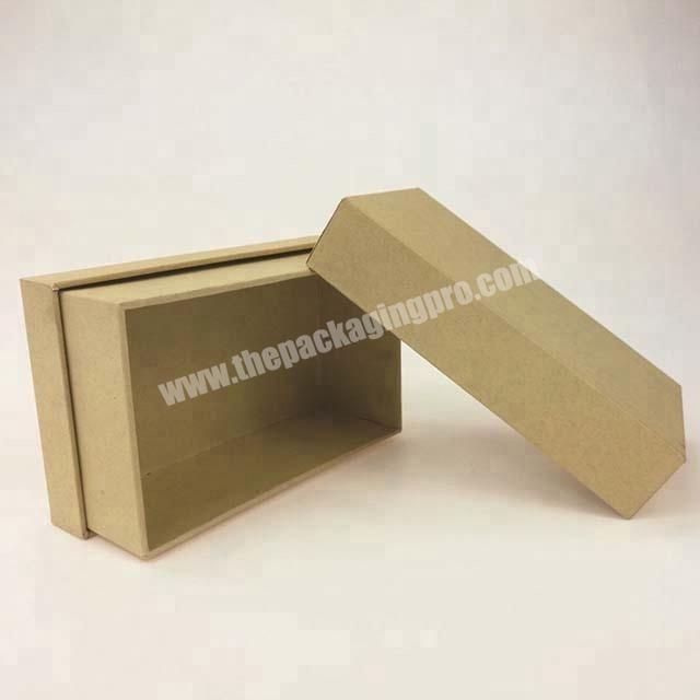 wholesale lid and base custom kraft paper printed wine box with lid