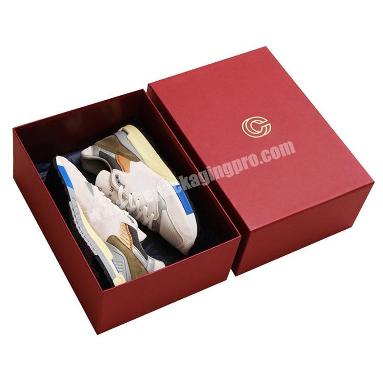 wholesale luxury cardboard packaging recycled shoe boxes