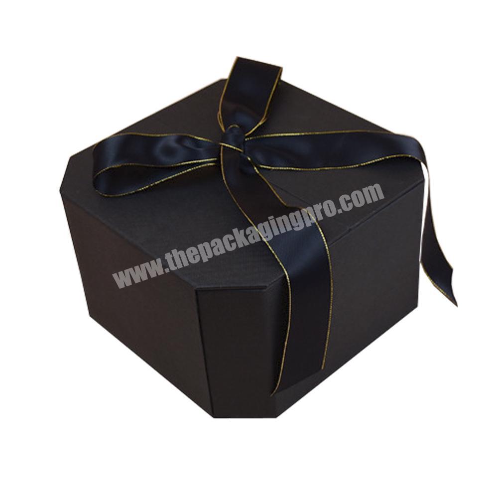 Wholesale Luxury Custom Cardboardcial Paper Packing Gift Box CosmeticHairWedding Gift Packaging Boxes With Satin Ribbon