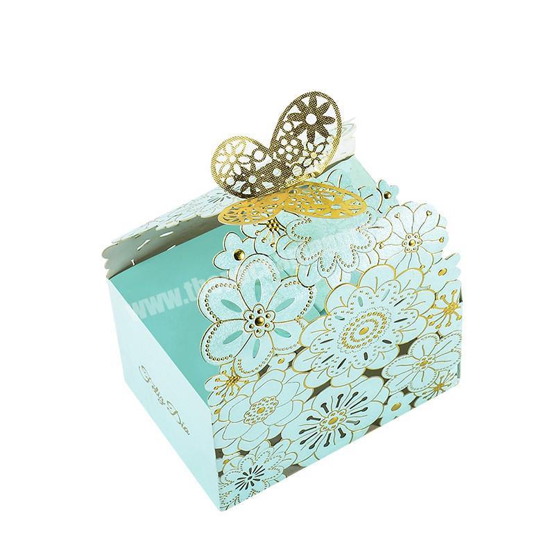 Wholesale Luxury Custom Folding Indian Wedding Favor Custom Cupcake Candy Cookies  Boxes