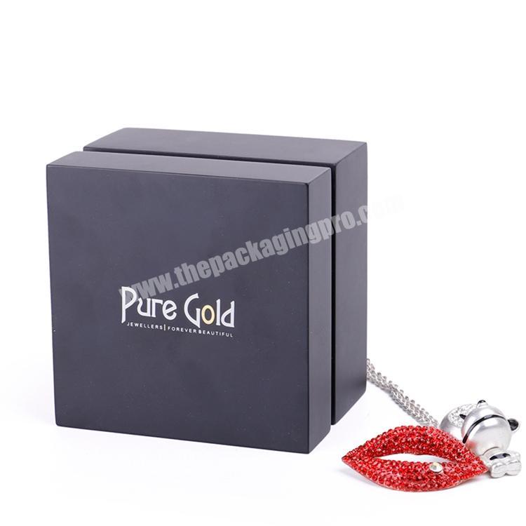 Wholesale luxury custom logo small cardboard jewellery storage packaging paper jewelry box