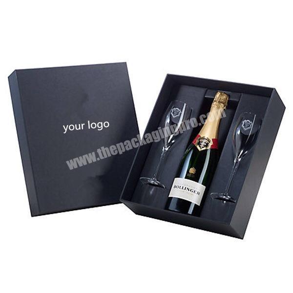 wholesale luxury custom packaging cardboard paper retail wine bottle gift boxes
