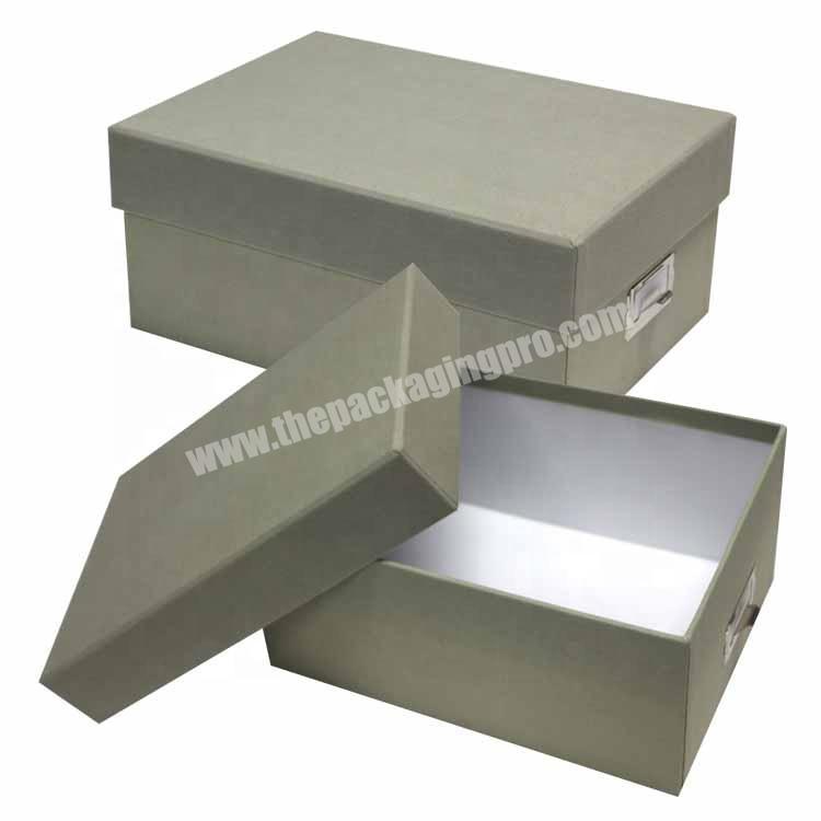 Wholesale Luxury Custom Printed Cardboard Paper Lid and Base Packaging Paper Shoe Box