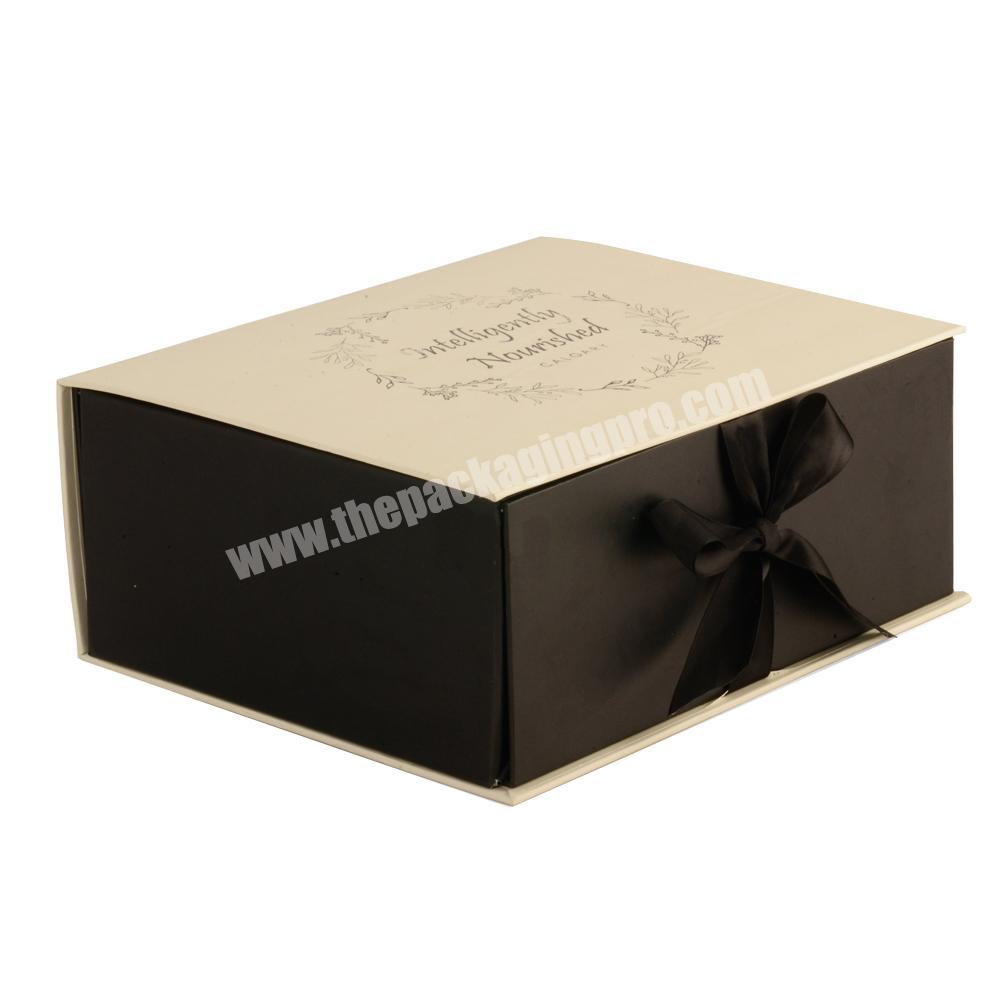 Wholesale Luxury Empty Large Cardboard Sweater Packaging Hamper Gift Box