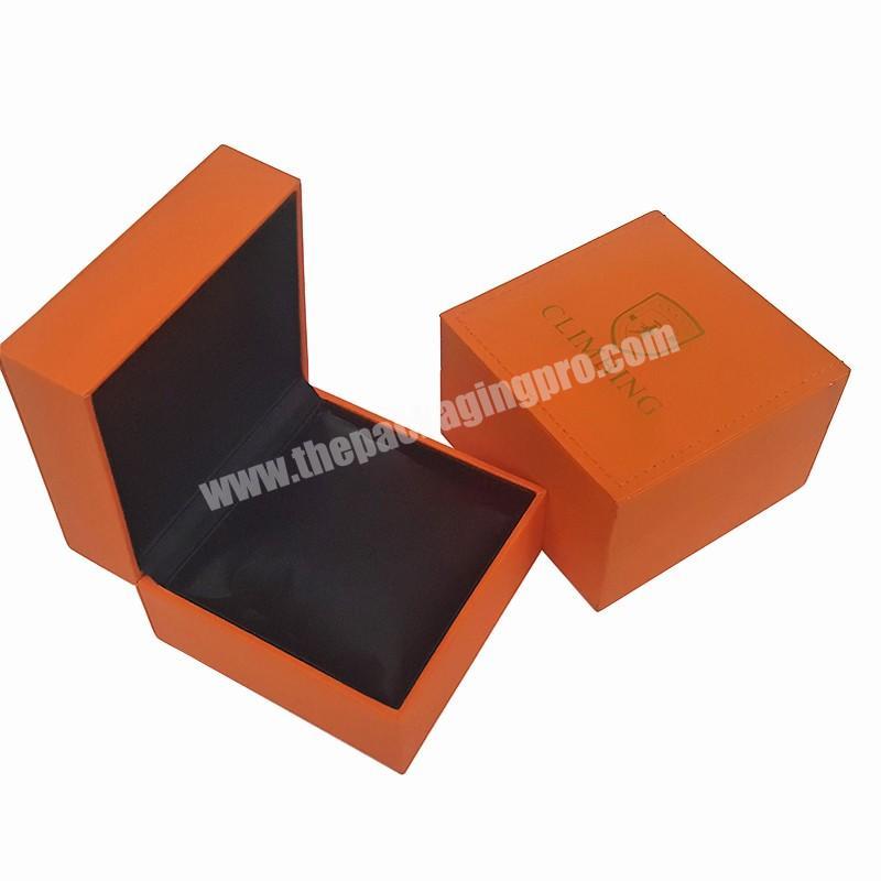 Wholesale Luxury Fancy Pu Leather Plastic Watch Box Cardboard Packaging Boxes