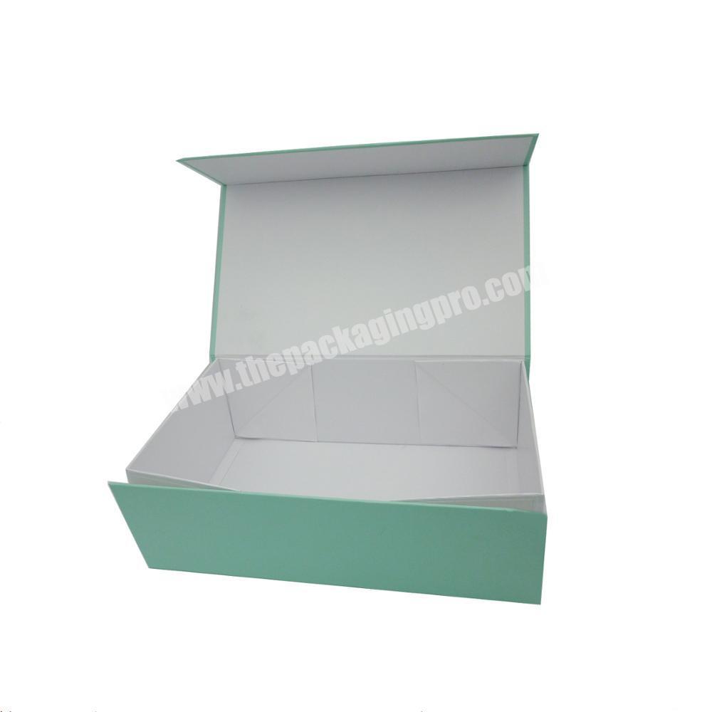 Wholesale luxury foldable box custom clothing packaging folding boxes