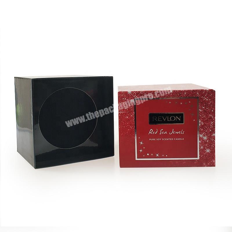 Wholesale luxury gift paper packaging Kerzenschachtel candle box for candle gift packaging