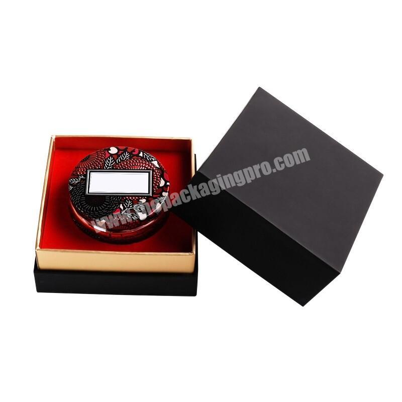 Wholesale Luxury  High Quality Custom Logo Square  Candle Cardboard Packaging Box with EPE fixed