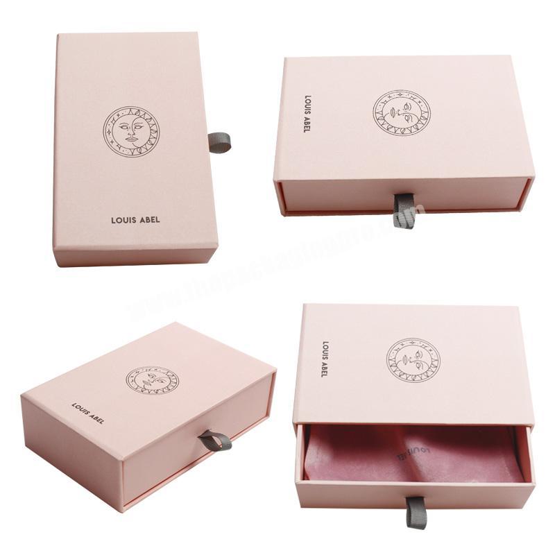 Wholesale Luxury Jewelry Drawer Packaging Handle Paper Box