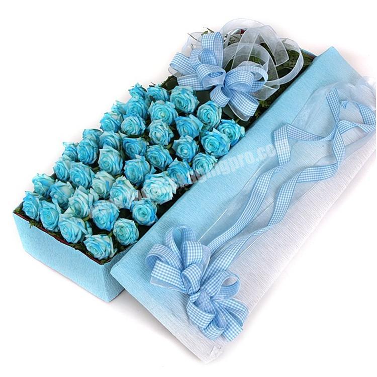 wholesale luxury packaging custom logo flower box