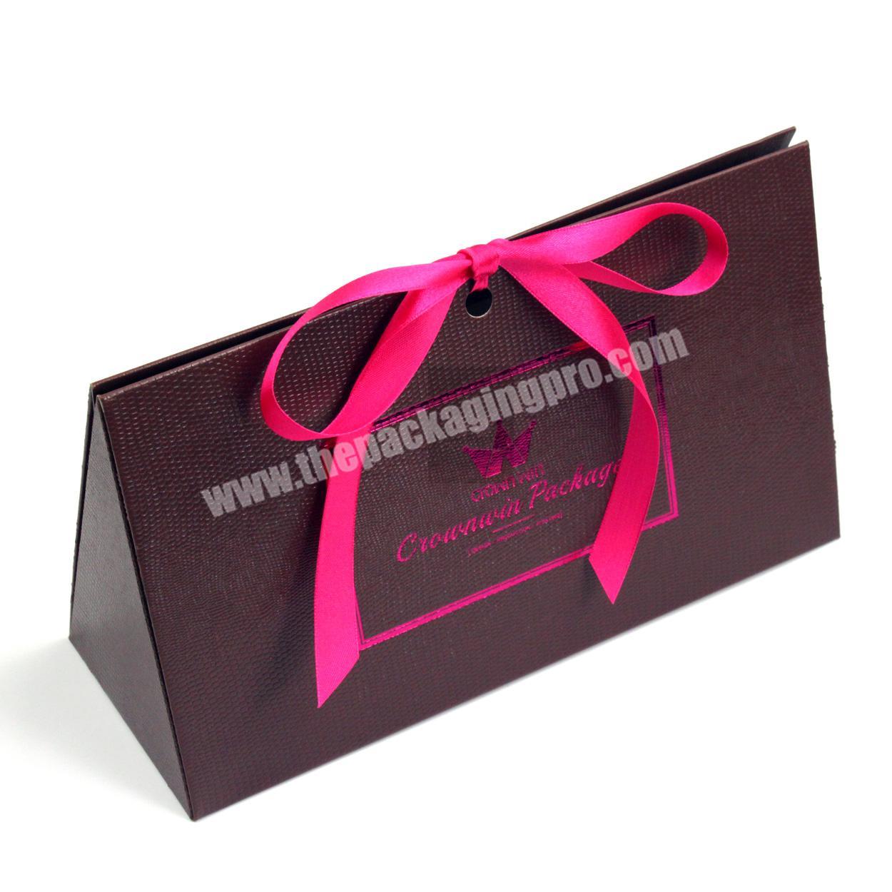 Wholesale Luxury Paper Gift Boxes And Small Custom Garment Boxes With Ribbon