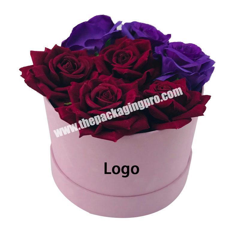Wholesale luxury preserved flower decoration box eternal rose gift cardboard box