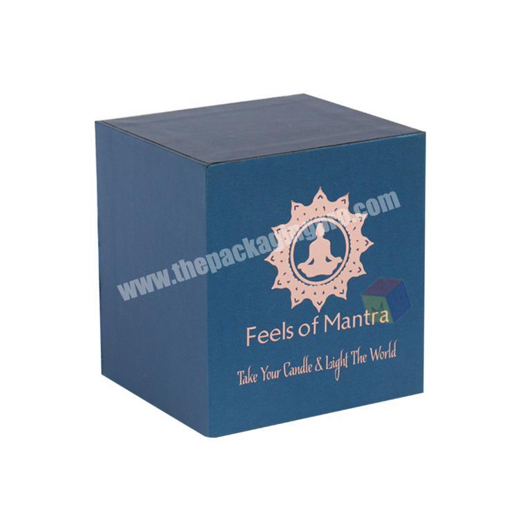 wholesale luxury rigid small gift custom shipping boxes for candles