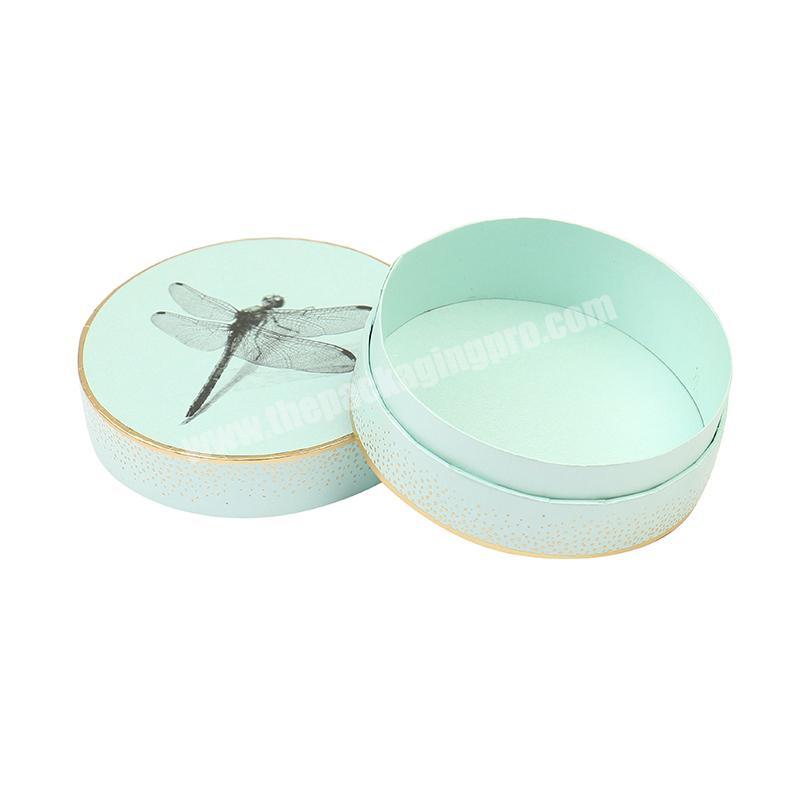 Wholesale Luxury  Round Packaging with Lid High Quality Circle Paper Box