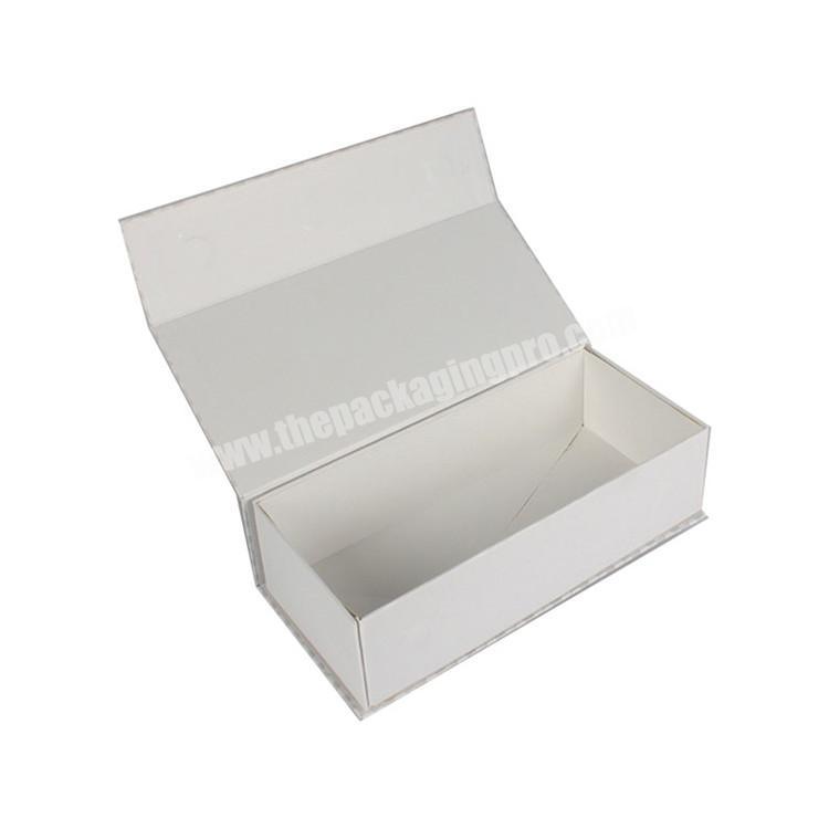 Wholesale new product custom logo black folding magnetic box for gift