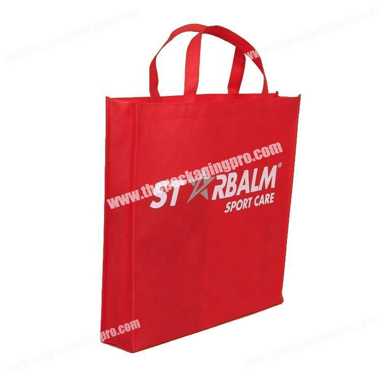 Wholesale OEM Customized Design Printing Non Woven Reusable Tote Bags